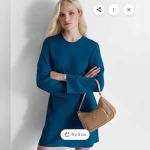 NWT Teal Blue Long Sleeve Dress Sz. 6